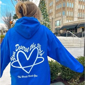 You Deserve the World Gildan Hoodie